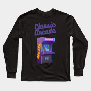 Classic Arcade Gamer Apparel Long Sleeve T-Shirt